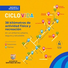 Ciclovida - 38 kilómetros de actividad física y recreación