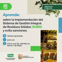 Implementación del Sistema de Gestión Integral de Residuos Sólidos (SGIRS)