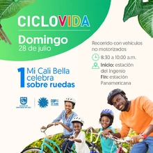 Ciclovida - Mi Cali Bella celebra sobre ruedas