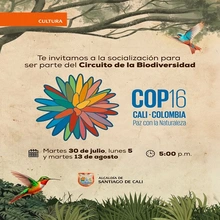 Socialización del circuito de la Biodiversidad COP16