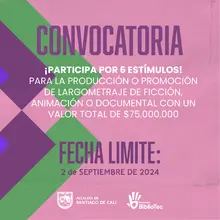 Convocatoria de incentivos para el desarrollo audiovisual