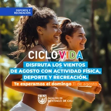 Ciclovida - Disfruta los vientos de agosto con actividad física, deporte y recreación