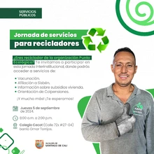Jornada de servicios para recicladores