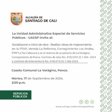 Socialización e inicio de obra  - Vereda La Reforma