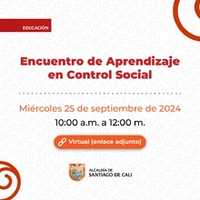 Encuentro de aprendizaje en control social