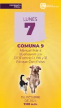 Jornada de Estetización - Lunes 7 de octubre COMUNA 9  Manuel María Buenaventura Parque Cien Palos