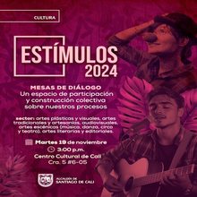 Invitación mesa de dialogo Estímulos