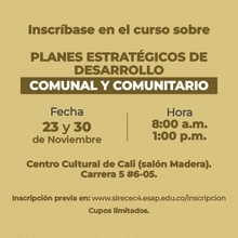 Plan estratégico comunitario