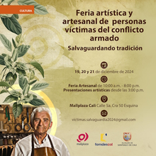 Feria de muestras artesanales y artísticas de las víctimas del conflicto armado
