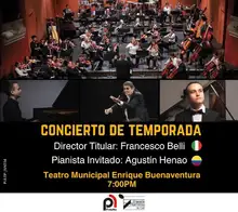 CONCIERTO DE TEMPORADA Orquesta Filarmónica de Cali