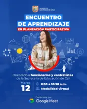 Encuentro de aprendizaje Planeación Participativa