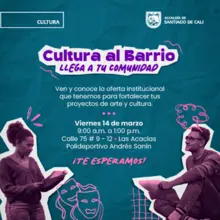 Cultura al Barrio llega a tu Comunidad
