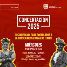 Socialización virtual de la Convocatoria Concertación 2025