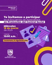 Encuentro de Aprendizaje en Promoción del Control Social