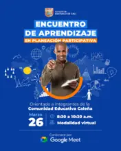 Encuentro de aprendizaje en Planeación Participativa dirigido a grupos de valor.