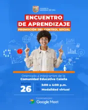 Encuentro de aprendizaje en Promoción del Control Social dirigido a grupos de valor
