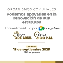 Meet renovación estatutos.
