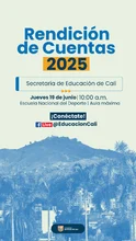 Rendición de cuentas - Secretaría de Educación