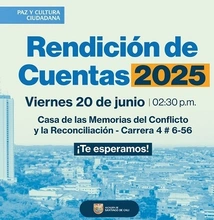 Rendición de cuentas 2025 de la Secretaría de Paz y Cultura Ciudadana 
