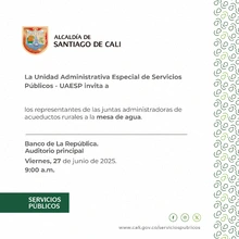 Mesa de agua con los representantes de las JAAA