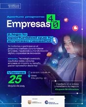 Apertura programa Empresas 4.0