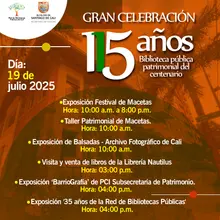 Celebración 115 años de la Biblioteca Pública del Centenario
