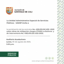 Socialización de los contratos #635-2025 / #632-2025