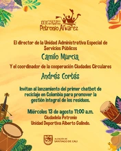 Lanzamiento del primer Chatbot de reciclaje en Colombia 