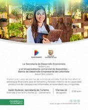 Rueda de prensa línea de crédito, "Cali Se Transforma",