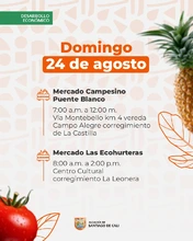 Mercado campesino 24 de agosto