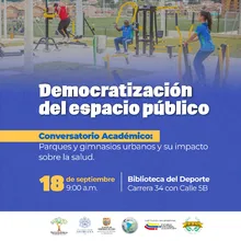 Conversatorio Democratización del espacio público