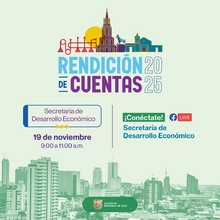 Rendición de cuentas 2025 Desarrollo Económico