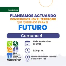 Taller de Formulación Participativa en el marco del proceso de Revisión y Ajuste del POT en la  Comuna 4