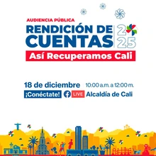 Rendición de cuentas Alcaldía de Santiago de Cali 2025