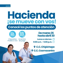 Puntos de atención para pago de impuestos y acuerdos de pago