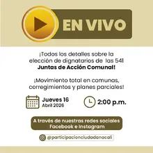 Detalles de elección de dignatarios