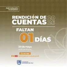 Falta un día para la rendición de cuentas. 