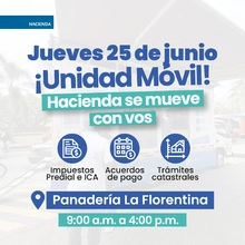 Unidad Móvil - Panaderia La Florentina 25 de junio