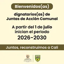 Bienvenida de dignatarios periodo 2026 - 2030