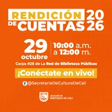 Rendición de Cuentas Secretaría de Cultura