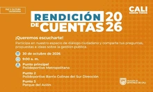Rendición de cuentas de la Secretaría de Paz y Cultura Ciudadana 2026