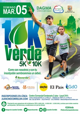 Carrera 10K Verde - Éxito 2017 de Juancho Correlón
