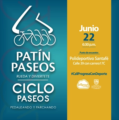 Patín y Ciclo Paseos Polideportivo Santa fe