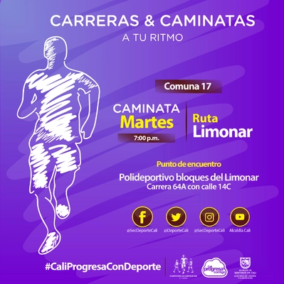 Caminata comuna 17 Ruta El Limonar