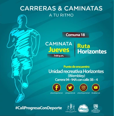 Caminata comuna 18 Ruta Horizontes
