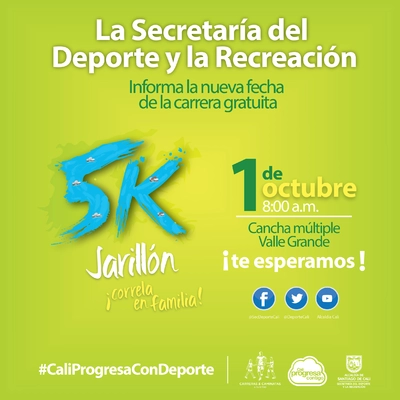 Carrera 5k Jarillón - ¡Corre en familia!