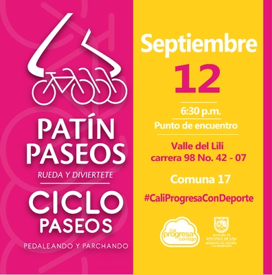 Patín y Ciclo Paseos Comuna 17
