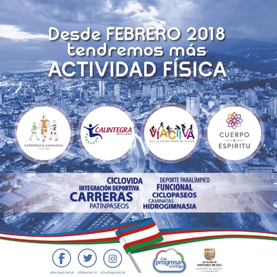 Desde febrero de 2018 tendremos más Actividad Física