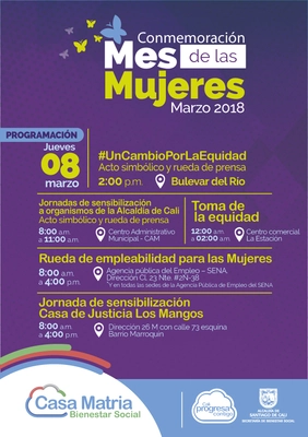 Conmemoración mes de las mujeres
