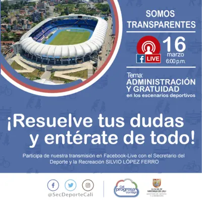 Somos Transparentes - Administración y Gratuidad en los escenarios deportivos